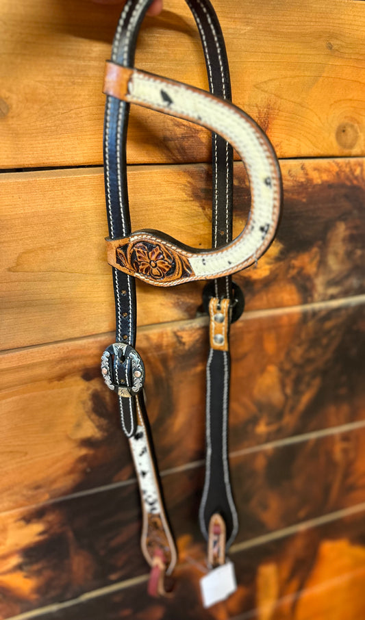 Cowhide slip ear Headstall-sh-12805