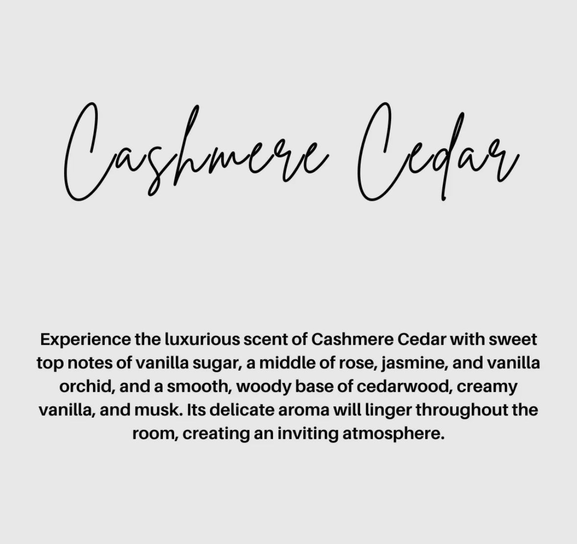 Cashmere Cedar Candle