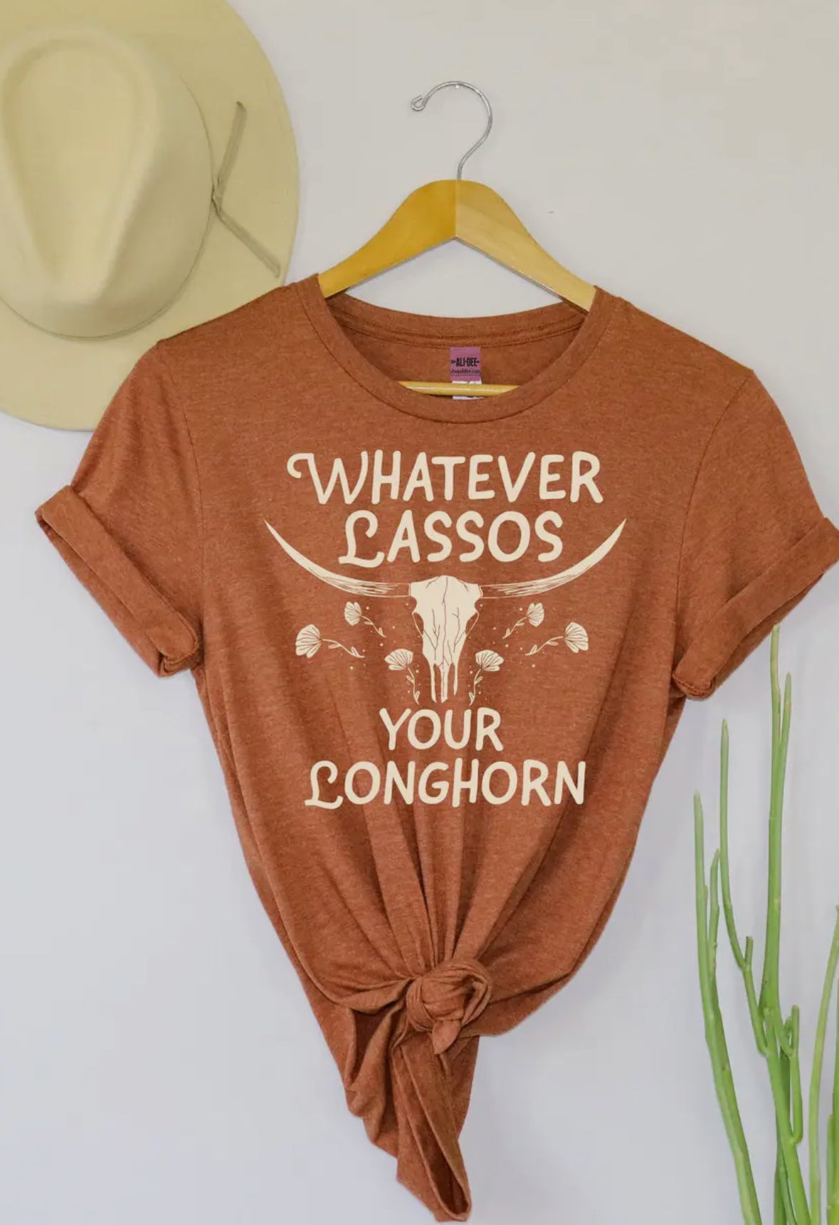 Whatever Lassos Your Longhorn Tee