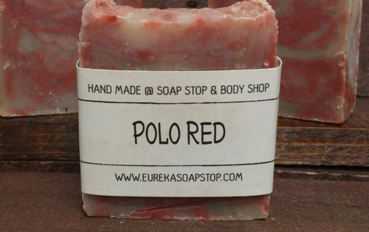 Polo red, handmade soap