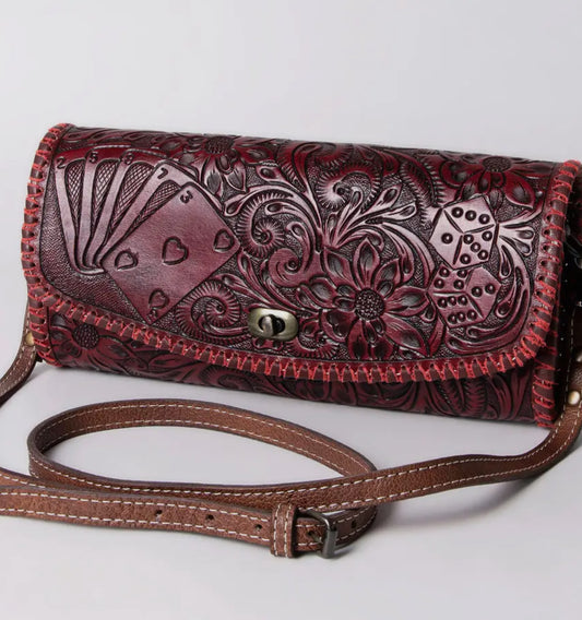 Ace Tooled Leather Purse