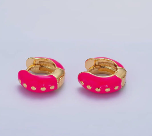 Gold & Pink Huggies