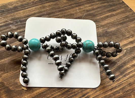 Navajo bow stud earrings