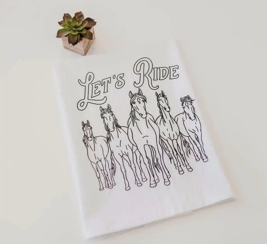 Let's Ride Towel