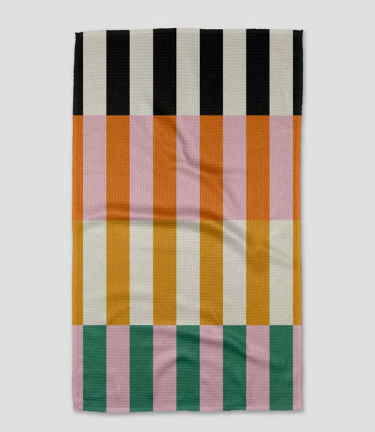 Geometry Striped Tea Towel