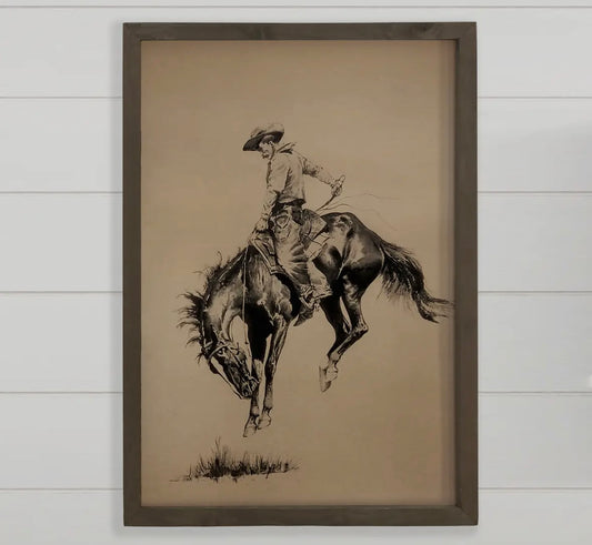 Ride ‘em Cowboy Canvas