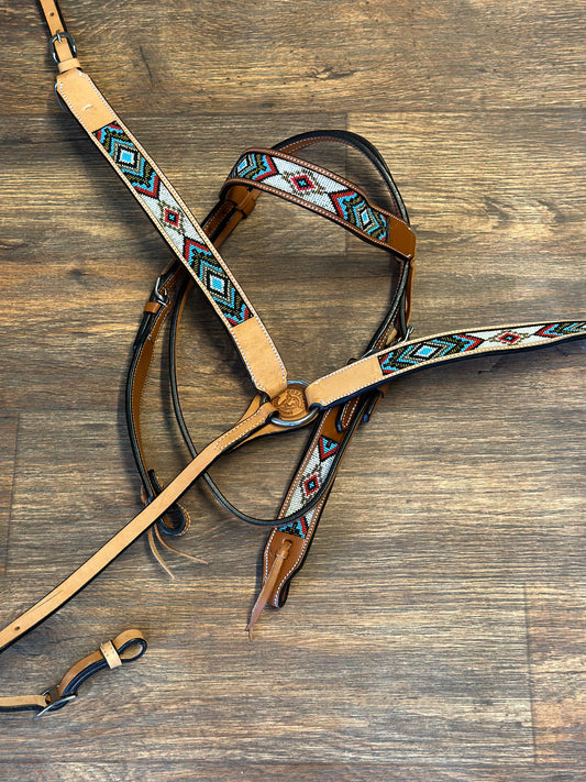 Beaded Headstall set