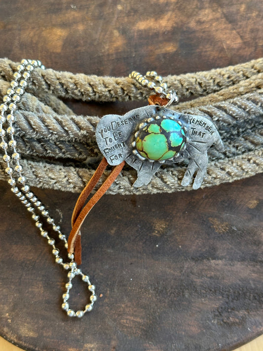 Mini buffalo Necklace