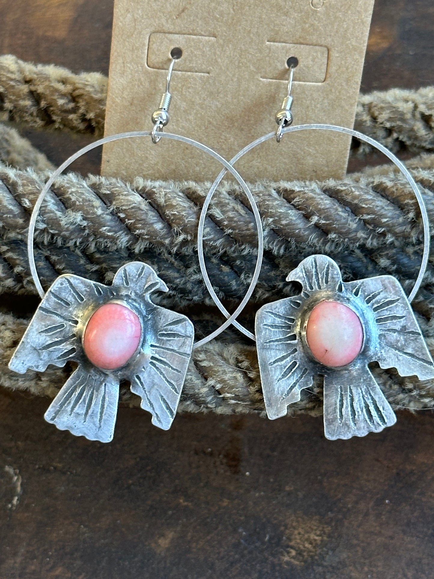 Thunderbird pink stone ear