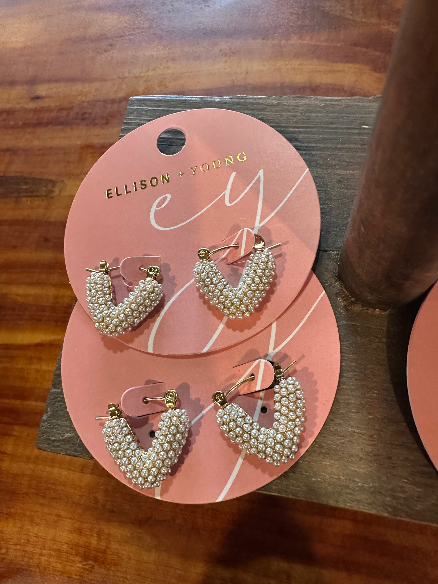 V shape classy  hoop earring