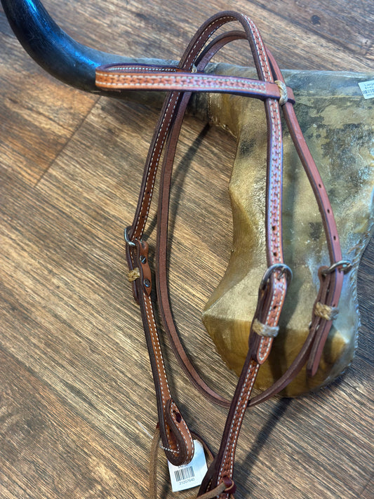 Stitched Tooled Headstall