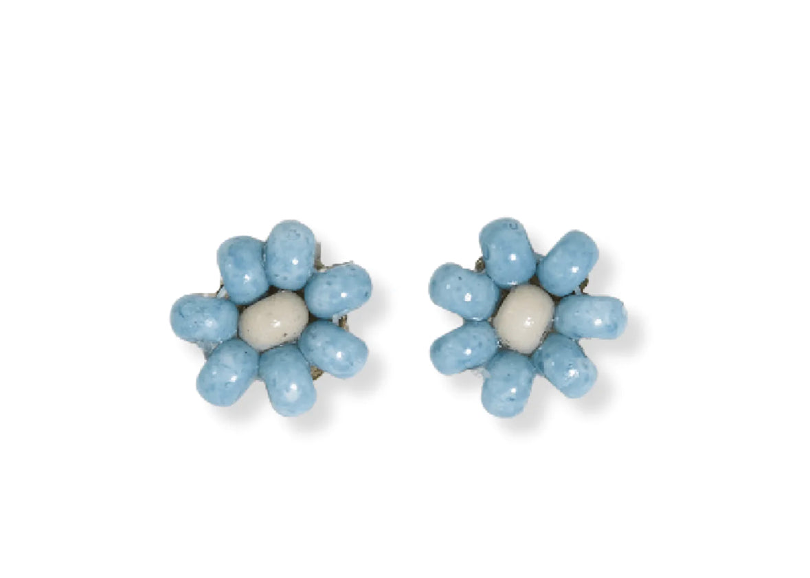 Beaded flower stud Earrings