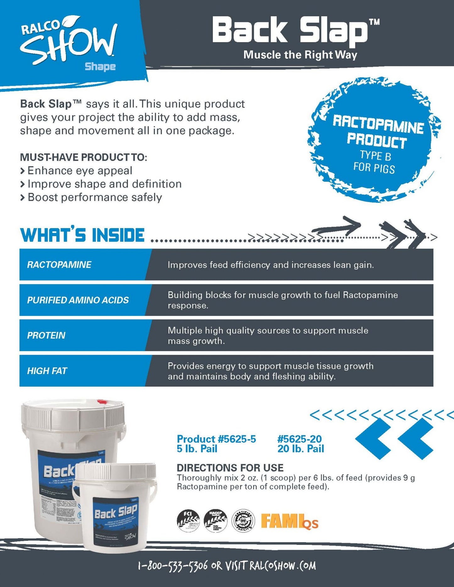 Ralco Back Slap - 5#