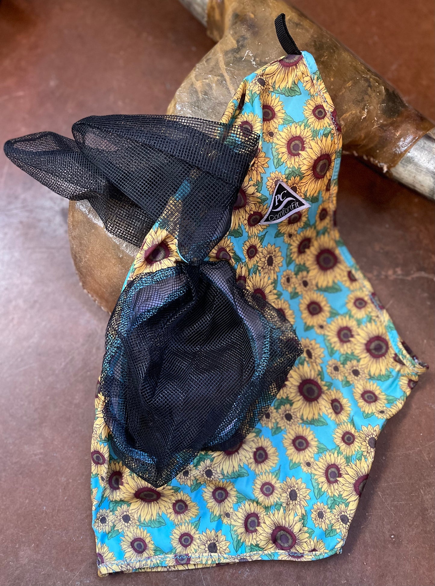 Lycra ComfortFit Fly Mask - Horse