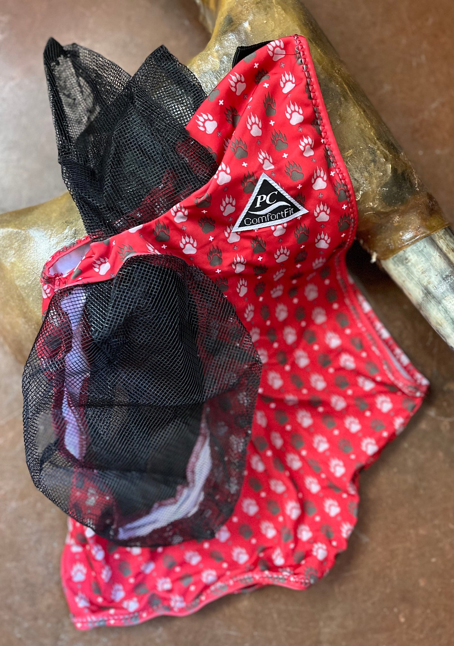 Lycra ComfortFit Fly Mask - Horse