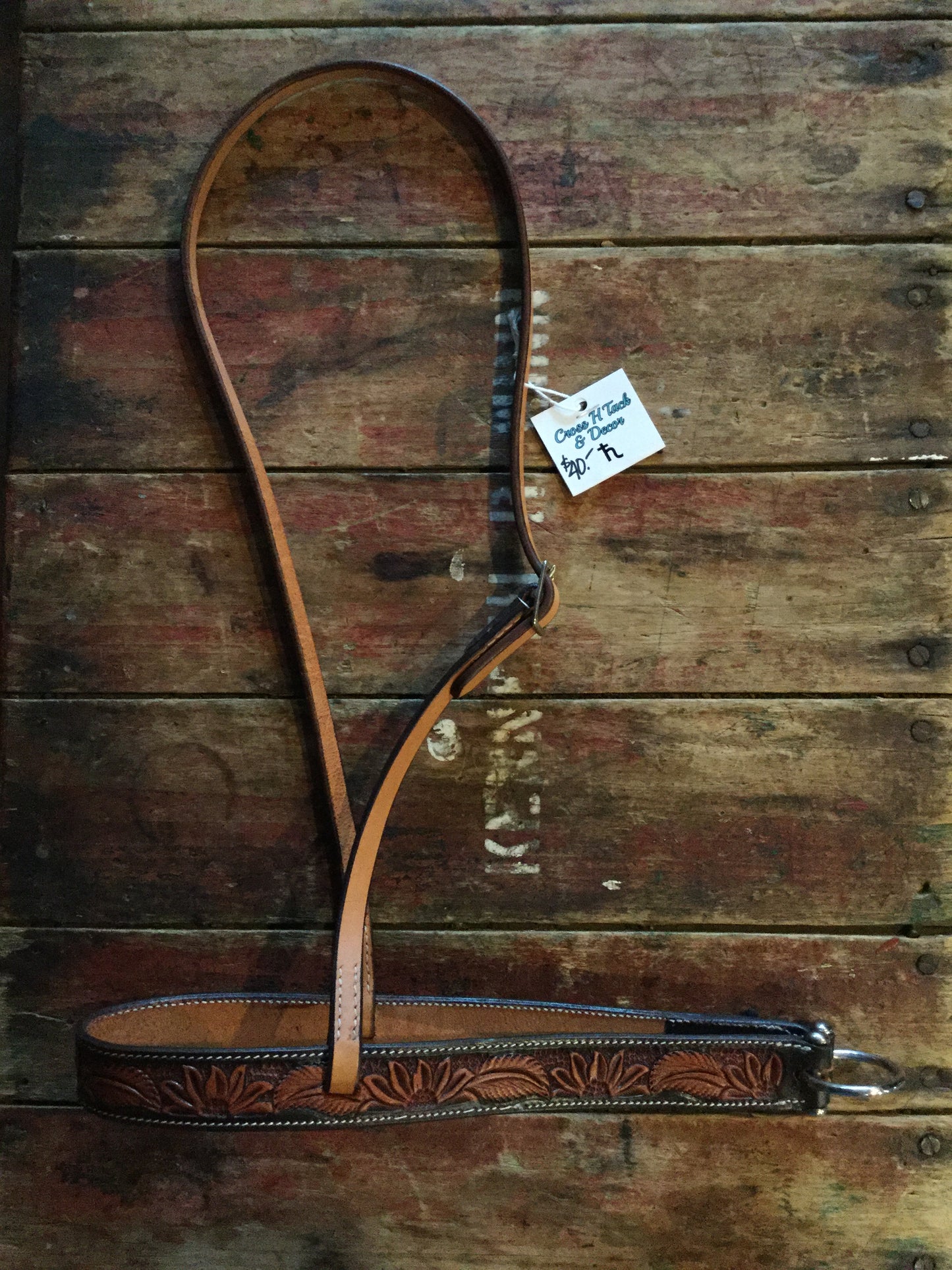Tie-Down Leather Noseband