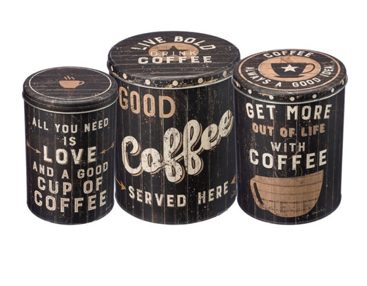 Coffee Tin Bins