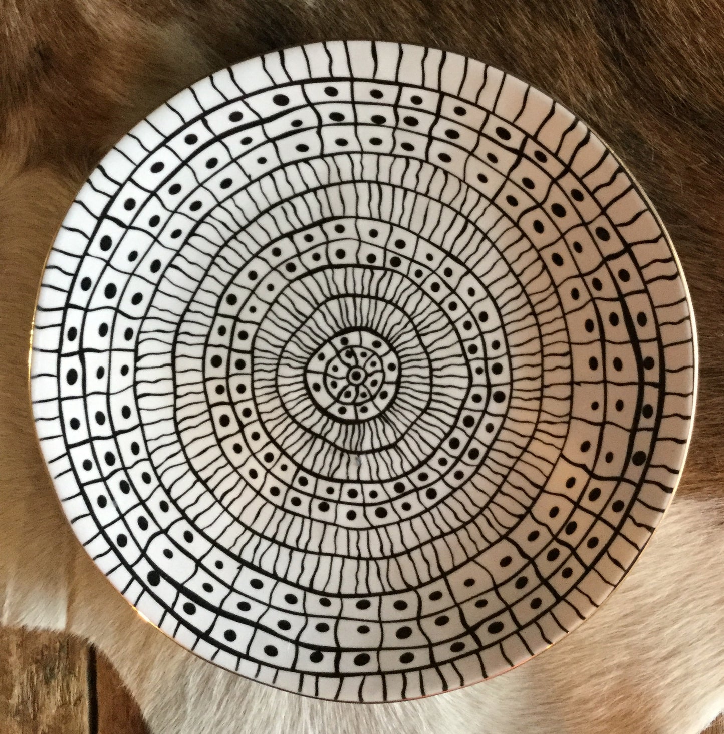 Round Stoneware Plates