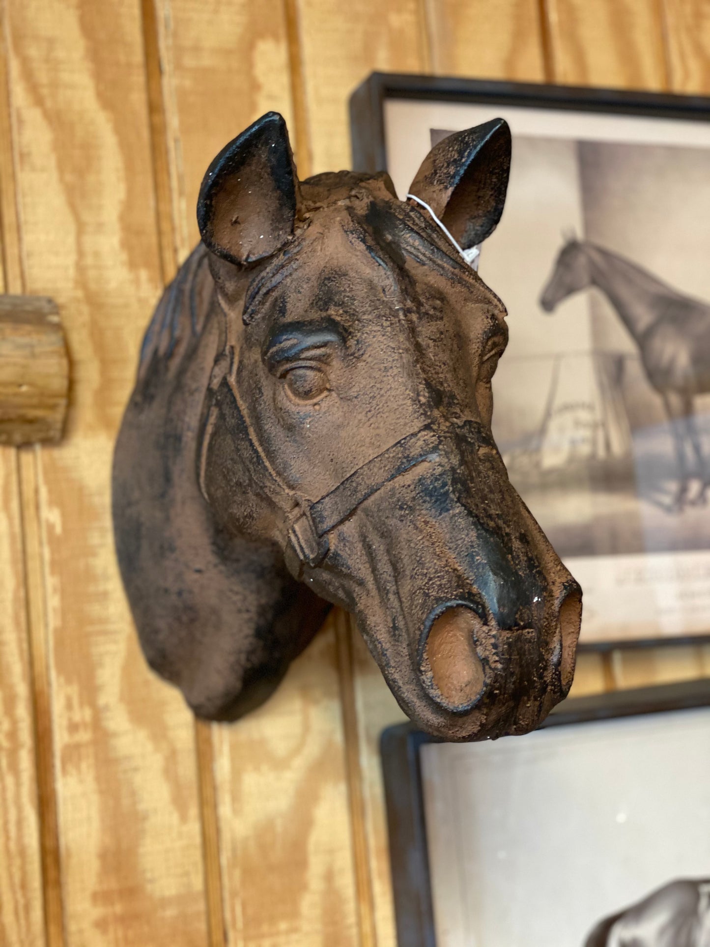 Estate Stone Horse Head