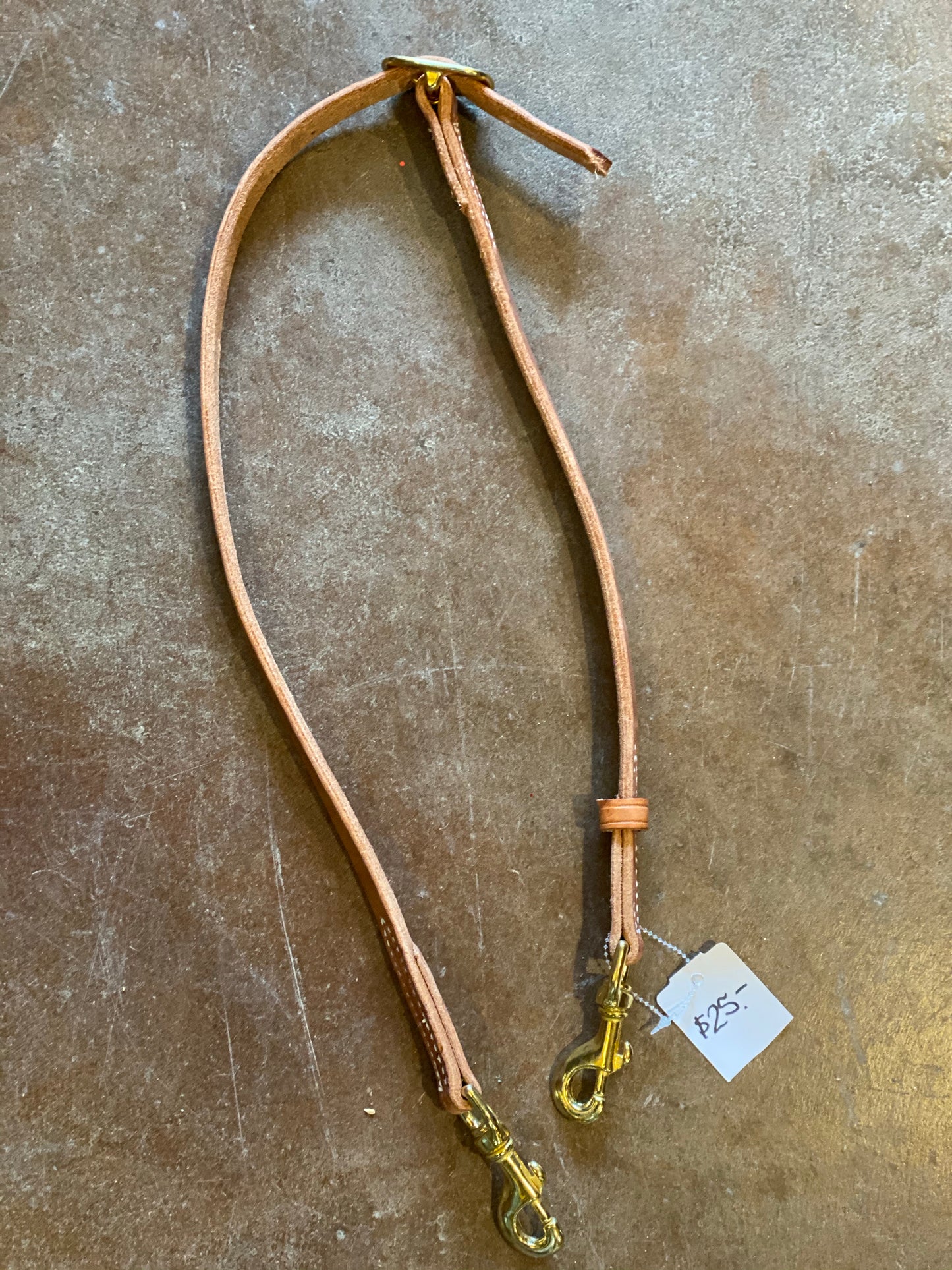 3/4" Harness Leather Tie Down 7