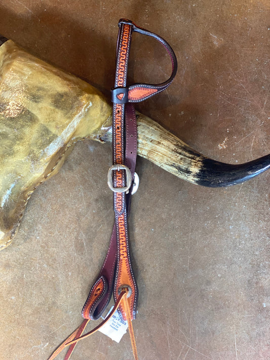 Two tone slip ear headstall