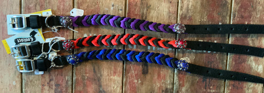 Nylon Braided Dog Collar
