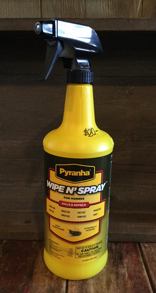 Pyranha Wipe N' Spray Fly Spray