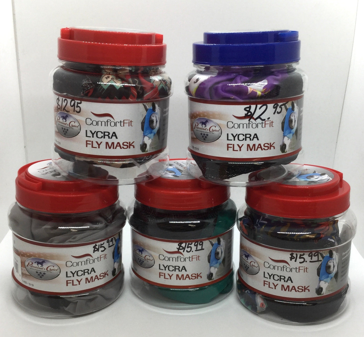 Lycra ComfortFit Fly Mask - Horse