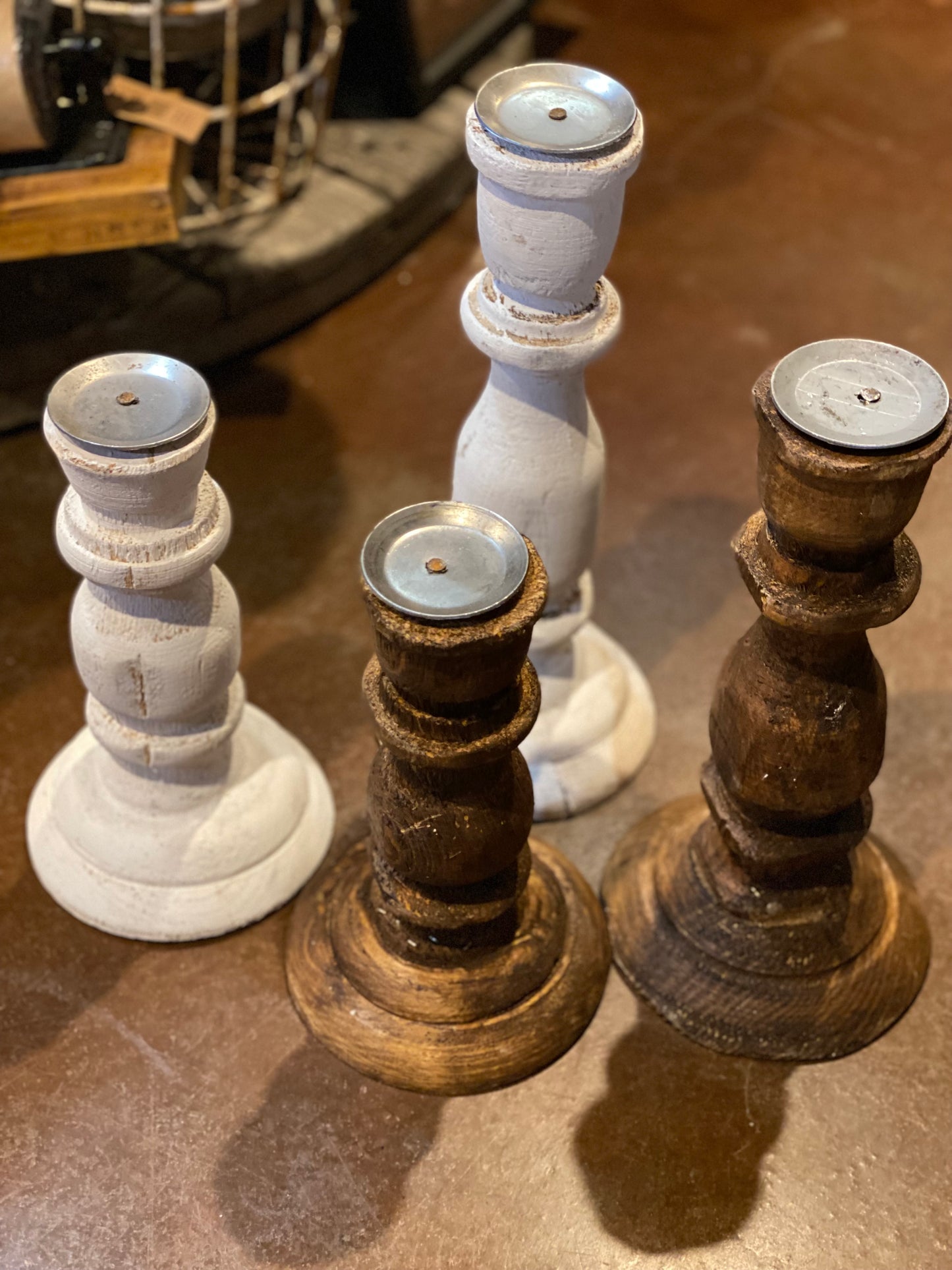 Wooden Candle Sticks