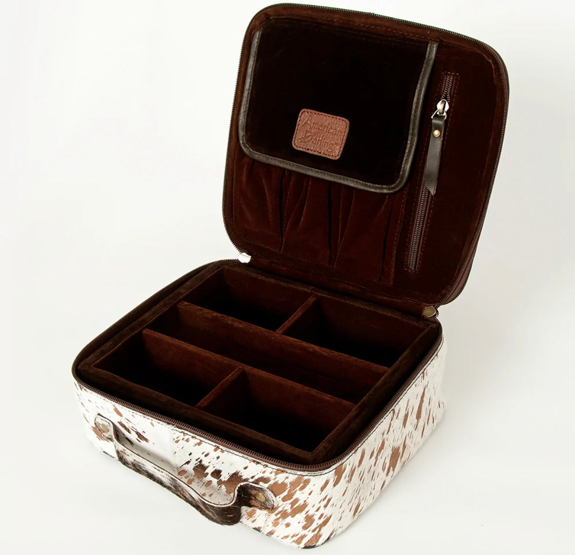 Cowhide Jewelry Box