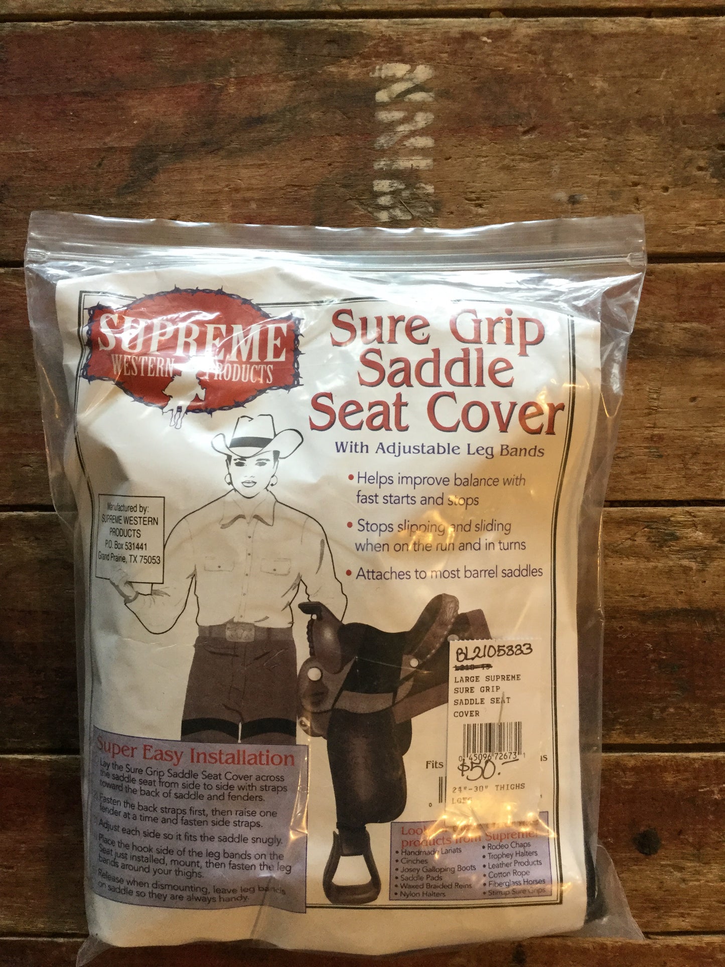 Sure Grip Saddle Seat Cover