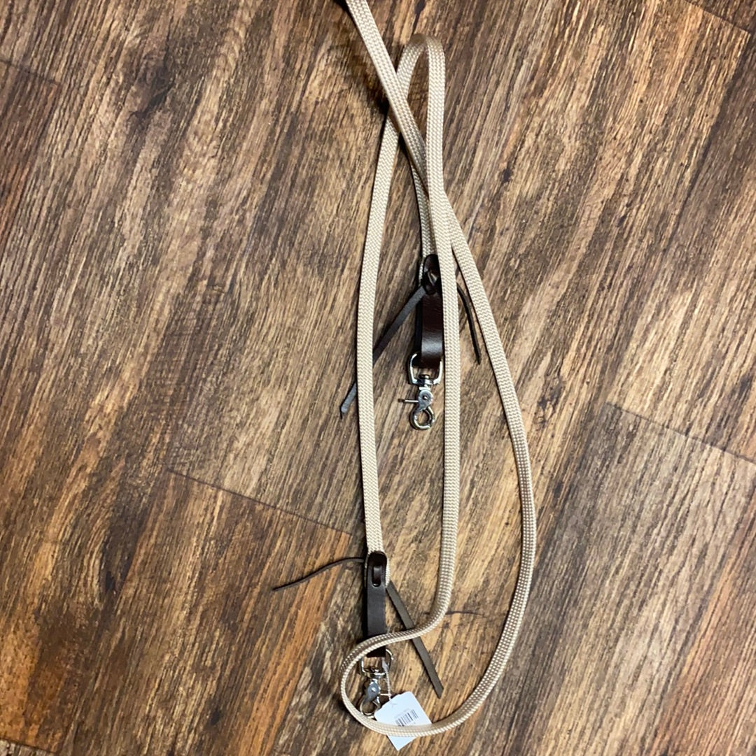 1/2 roping rein w/ water loop