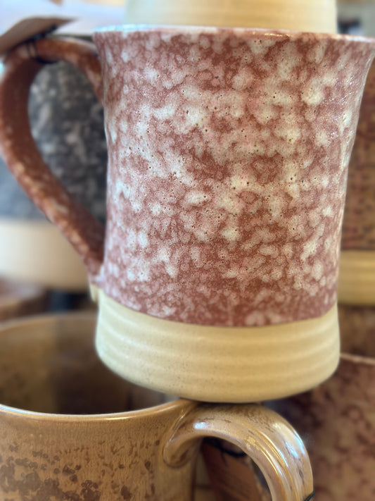 Clay pottery mug