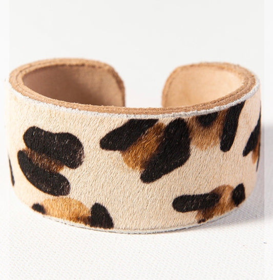 Cheetah cuff bracelet