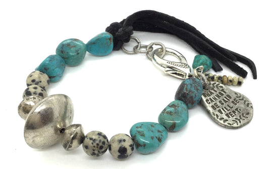 Turquoise Beaded Bracelet