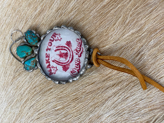 Make your own luck necklace pendant