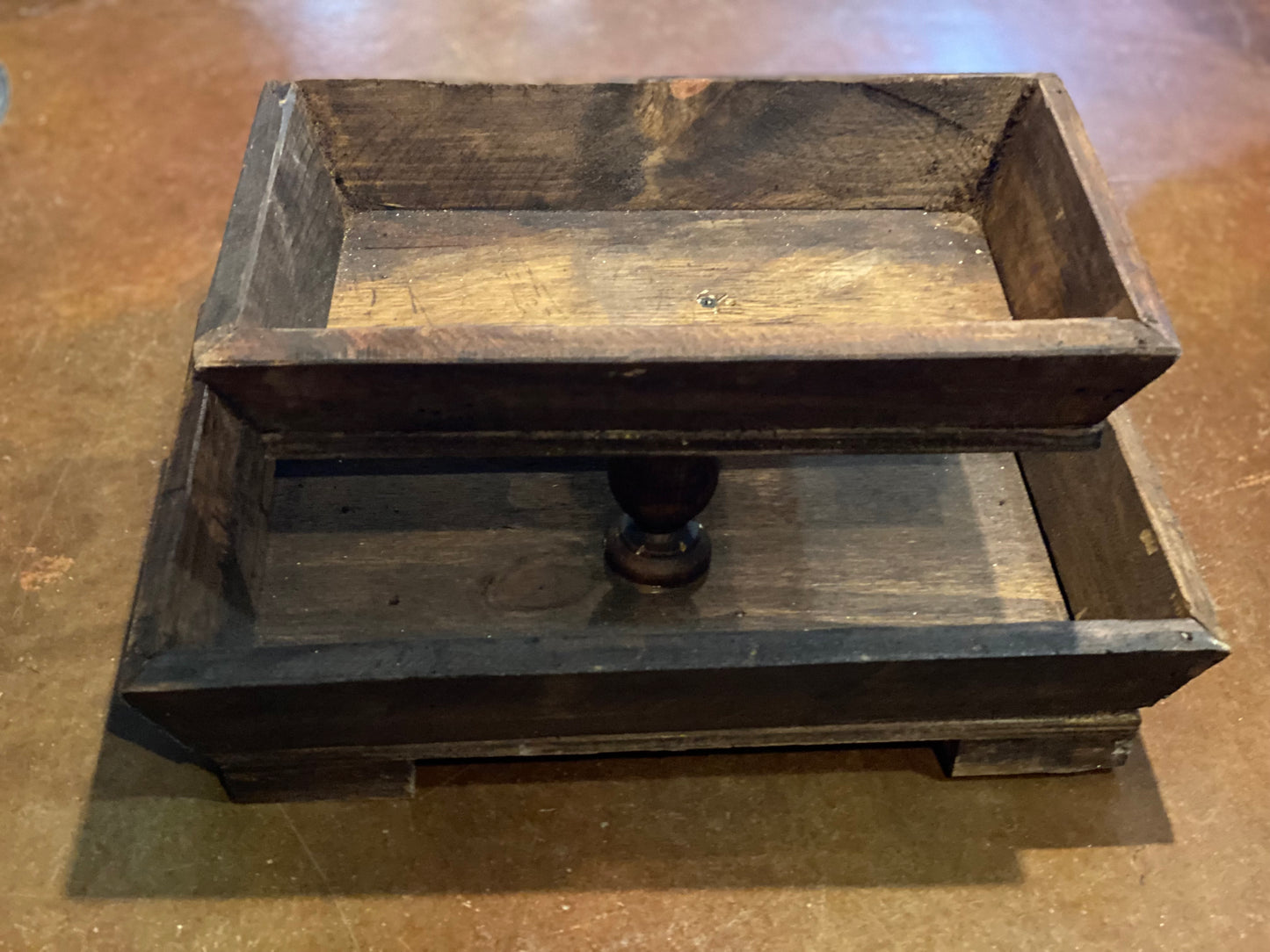 Double Tray - Wood