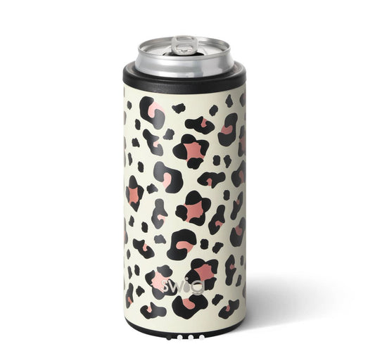 Luxy Leopared Skinny Can Cooler