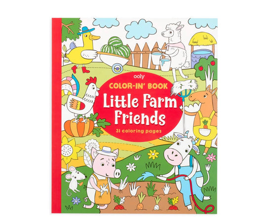 Little Farm Friends Color-in' Book