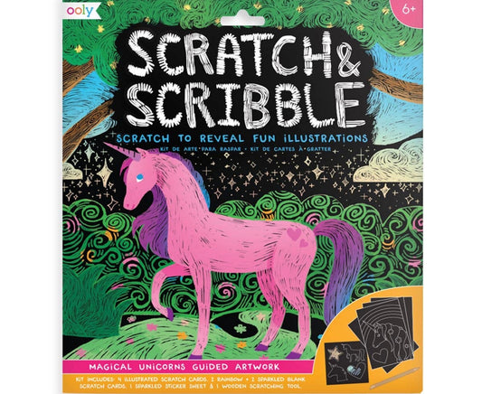 Magical Unicorns Scratch & Scribble