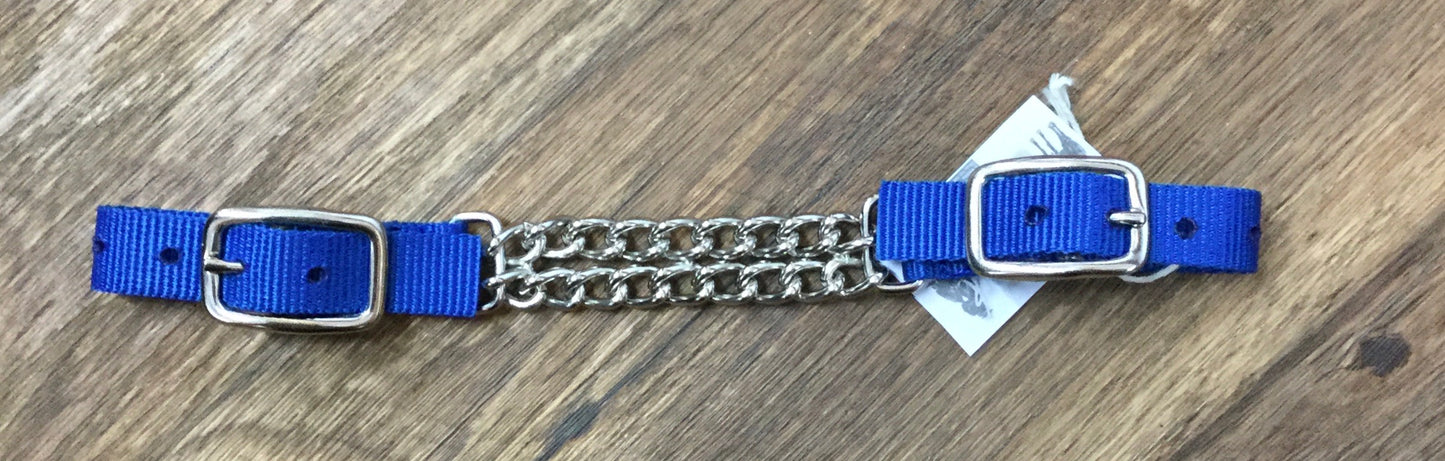 Double Chain/Nylon Curb Strap
