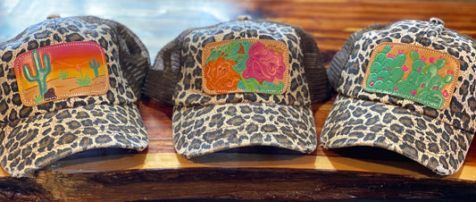 Leopard Low Crown Hat