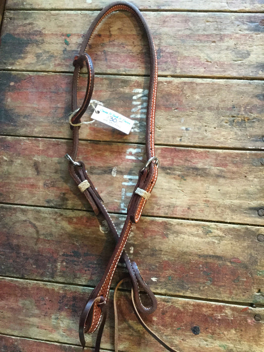 Stitched Tooled Headstall 28