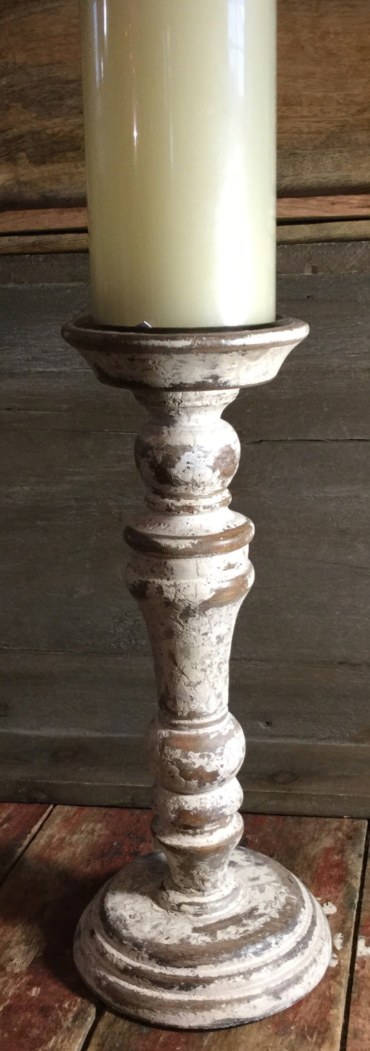 Pillar candle holder 11 1/2"